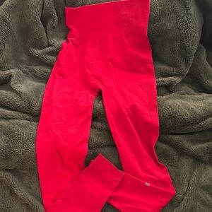 WeWoreWhat Red High-Waisted Leggings